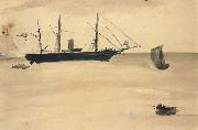 Le Kearsargee a Boulogne (mk40), Edouard Manet